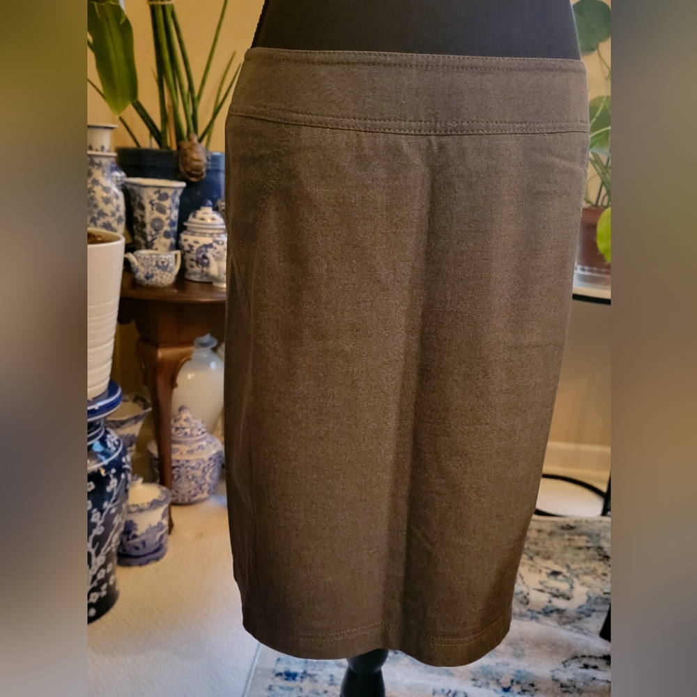 The Limited Grey Stretch Fitted Pencil Skirt Sz 8